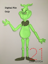 Load image into Gallery viewer, Grinch Wall Hang