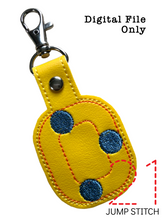 Load image into Gallery viewer, "O" Braille Fob