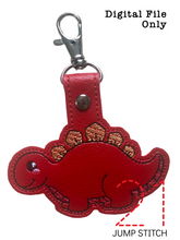 Load image into Gallery viewer, Stegosaurus Fob
