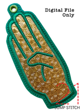 Load image into Gallery viewer, "B" Sign Language Ornament