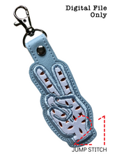 Load image into Gallery viewer, “V” Sign Language Fob