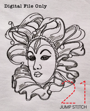 Load image into Gallery viewer, Lady Mardi Gras 5x7