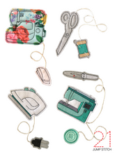 Load image into Gallery viewer, Sewing Kit Bookmark Set