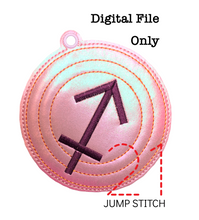 Load image into Gallery viewer, ITH Sagittarius Symbol Ornament