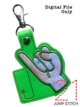 Load image into Gallery viewer, “J” Sign Language Fob