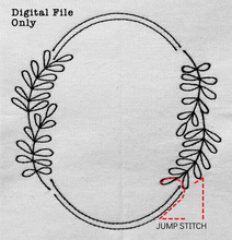 Load image into Gallery viewer, Oval Laurel Frame