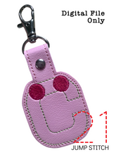 Load image into Gallery viewer, "C" Braille Fob