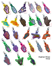 Load image into Gallery viewer, “A-Z” Sign Language Fobs