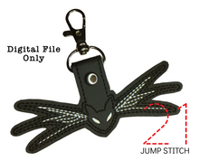 Load image into Gallery viewer, Bat Tie Fob