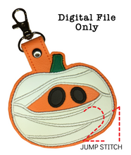 Load image into Gallery viewer, Mummy Pumpkin Fob