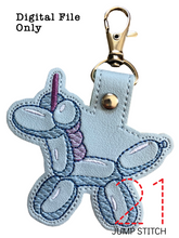 Load image into Gallery viewer, Unicorn Balloon Animal Fob