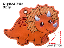 Load image into Gallery viewer, Triceratops Ornament