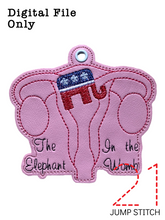 Load image into Gallery viewer, Elephant in the Womb Ornament