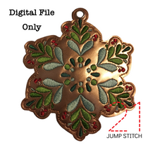 Load image into Gallery viewer, ITH Leaf Flake Ornament