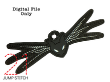 Load image into Gallery viewer, Bat Tie Ornament