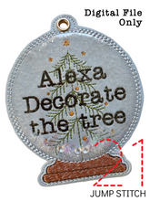 Load image into Gallery viewer, Decorate the Tree Snow Globe Ornament