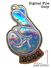 Load image into Gallery viewer, Fingers Crossed 2022 Ornament