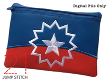 Load image into Gallery viewer, ITH Juneteenth 5x7 Zipper Bag