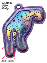 Load image into Gallery viewer, “Q” Sign Language Ornament