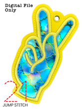 Load image into Gallery viewer, “K” Sign Language Ornament