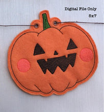 Load image into Gallery viewer, Jack O Lantern Three 5x7 Bunting