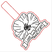 Load image into Gallery viewer, Lest We Forget Poppy Fobs
