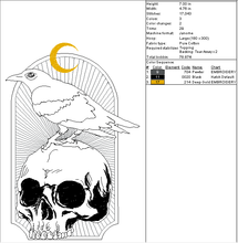 Load image into Gallery viewer, Raven Skull