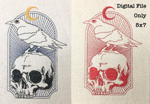 Load image into Gallery viewer, Raven Skull