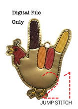 Load image into Gallery viewer, ITH Rock On Turkey Ornament
