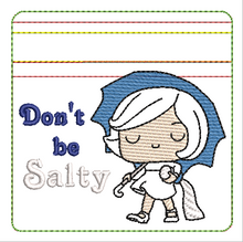 Load image into Gallery viewer, ITH Salt Girl 4x4 Zipper Bag