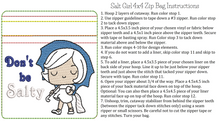 Load image into Gallery viewer, ITH Salt Girl 4x4 Zipper Bag