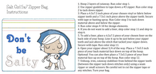 Load image into Gallery viewer, ITH Salt Girl 5x7 Zipper Bag