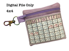 Load image into Gallery viewer, ITH Summer Waves 4x4 Zipper Bag