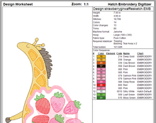 Load image into Gallery viewer, Strawberry Girwaffle Sketch and Fill