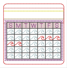 Load image into Gallery viewer, ITH Summer Waves 4x4 Zipper Bag