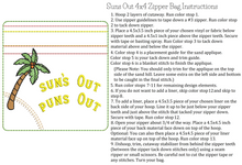 Load image into Gallery viewer, ITH Sun's Out Puns Out 4x4 Zipper Bag