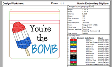 Load image into Gallery viewer, ITH You're the Bomb 4x4 Zipper Bag