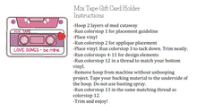Load image into Gallery viewer, Mix Tape Gift Card Holder
