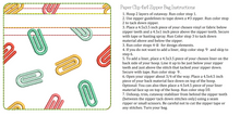 Load image into Gallery viewer, Paper Clip 4x4 Zipper Bag
