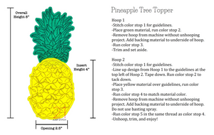 Pineapple Small Tree Topper