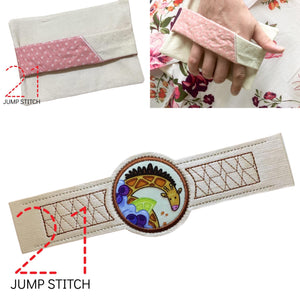 Pink Umbrella Clutch Strap