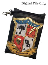 Load image into Gallery viewer, ITH Umbrella Crest 5x7 Zipper Bag
