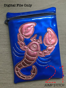 Scorpion 5x7 Zipper Bag
