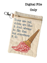 Load image into Gallery viewer, ITH Ice Cream Spill 5x7 Zipper Bag
