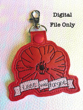 Load image into Gallery viewer, Lest We Forget Poppy Fobs
