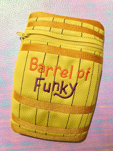 ITH Barrel of Funky Zipper Bag