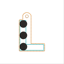 Load image into Gallery viewer, &quot;L&quot; Braille Fob
