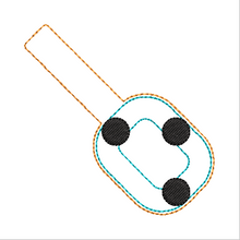 Load image into Gallery viewer, &quot;O&quot; Braille Fob
