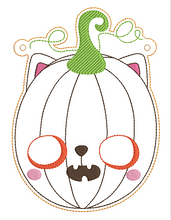 Load image into Gallery viewer, Pumpkin Cat Bunting
