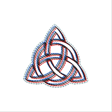 Load image into Gallery viewer, Celtic Knot 3D Fob
